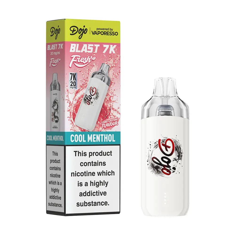 Dojo Blast 7K FRESH  Vape Kit 20mg - Blueberry Sour Raspberry - Flawless Vape Shop