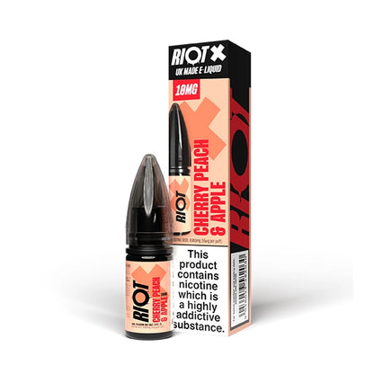 Riot X Salt 10ml Cherry Peach & Apple - 10mg - Flawless Vape Shop