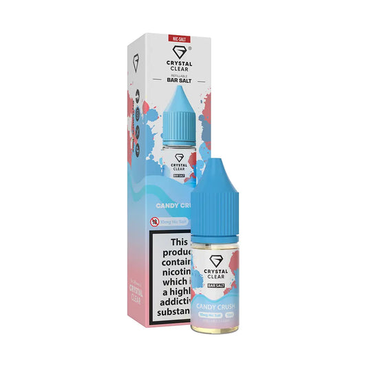 Crystal Clear Bar Nic Salts 10ml - Candy Crush