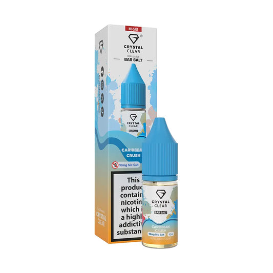Crystal Clear Bar Nic Salts 10ml - Caribbean Crush