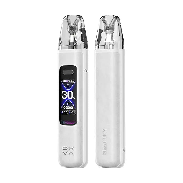 Oxva Xlim PRO 3 Vape Kit - Black Leather - Flawless Vape Shop