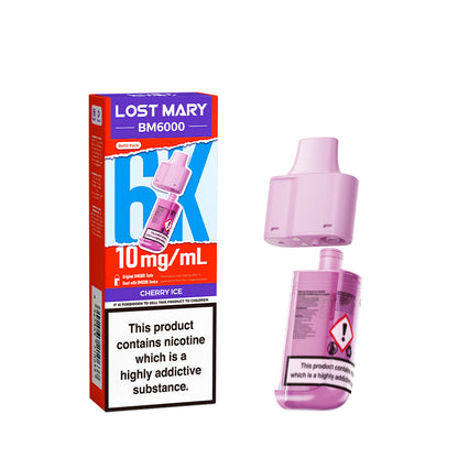 Lost Mary BM6000 Prefilled Pod 10mg - Pineapple Ice - Flawless Vape Shop