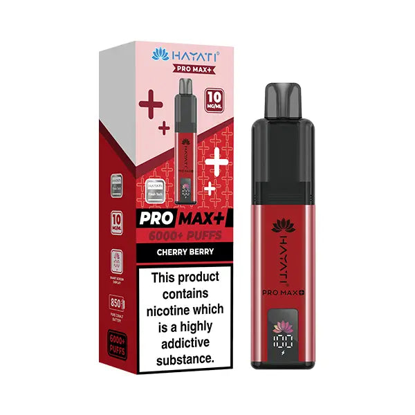 Hayati Pro Max 6000+ Pod Kit 10mg - Blue Razz Cherry - Flawless Vape Shop