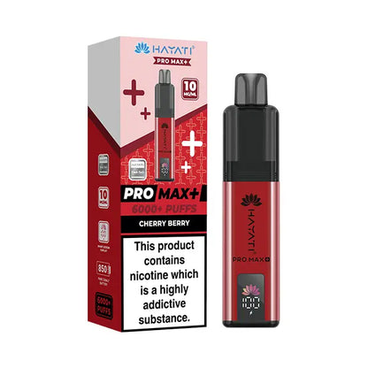 Hayati Pro Max 6000+ Pod Kit 10mg - Blue Razz Cherry - Flawless Vape Shop