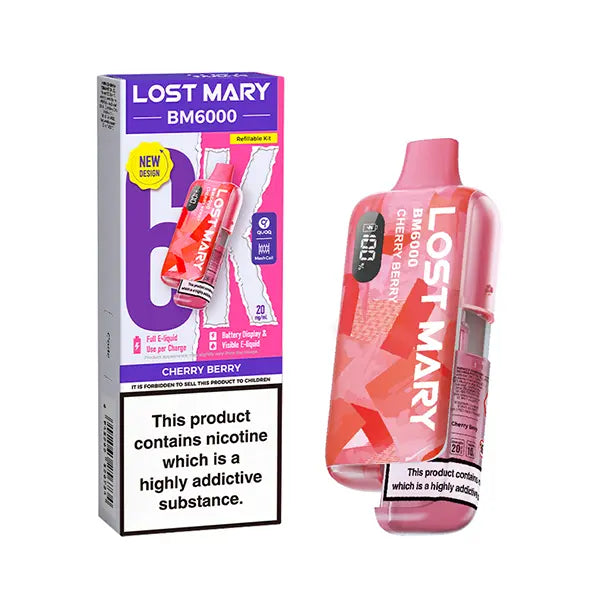 Lost Mary BM6000 Prefilled Pod Kit - Blueberry Sour Raspberry - Flawless Vape Shop