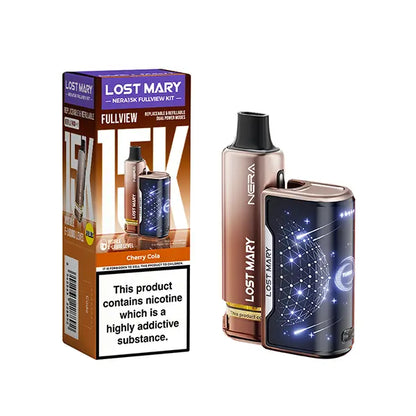 Lost Mary Nera15K Fullview Prefilled Vape Kit - Banana Ice - Flawless Vape Shop