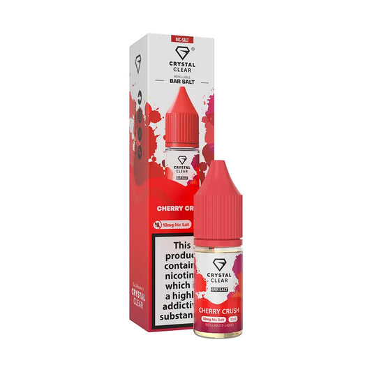 Crystal Clear Bar Nic Salts 10ml - Cherry Burst