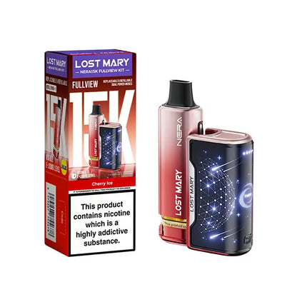 Lost Mary Nera15K Fullview Prefilled Vape Kit - Banana Ice - Flawless Vape Shop