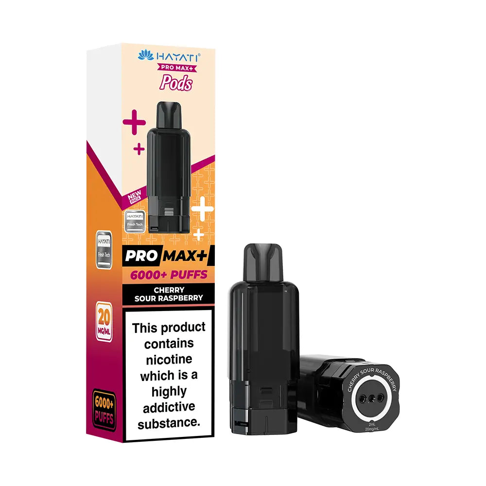 Hayati Pro Max 6000 Plus Puffs Pods - Blackberry Raspberry - Flawless Vape Shop