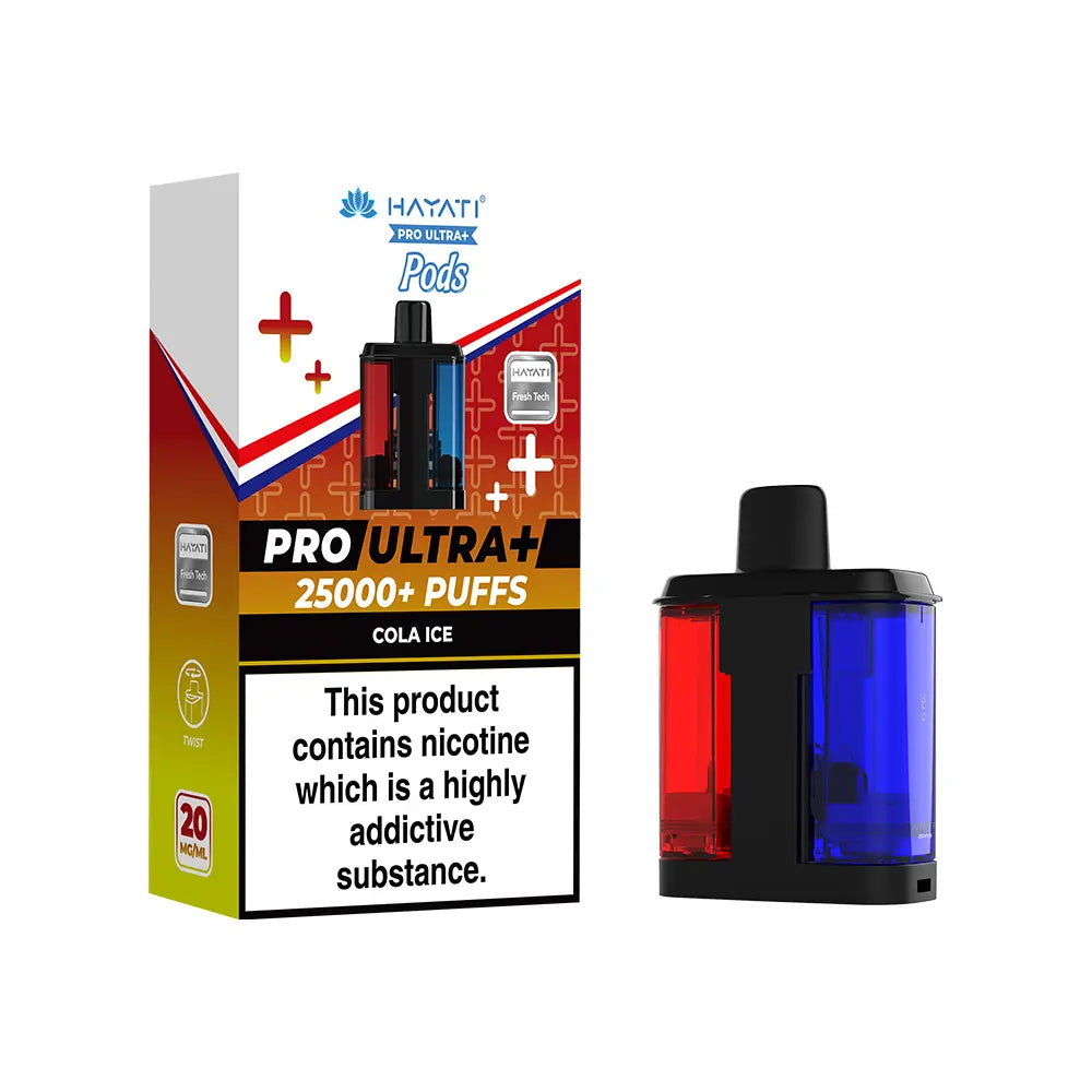 Hayati Pro Ultra Plus 25000 Pods - Blue Razz Cherry - Flawless Vape Shop