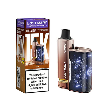 Lost Mary Nera15K Fullview Prefilled Vape Kit - Banana Ice - Flawless Vape Shop