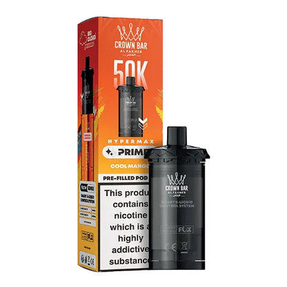 Al Fakher 50K Hypermax Prime Prefilled Pod - Gum Mint - Flawless Vape Shop