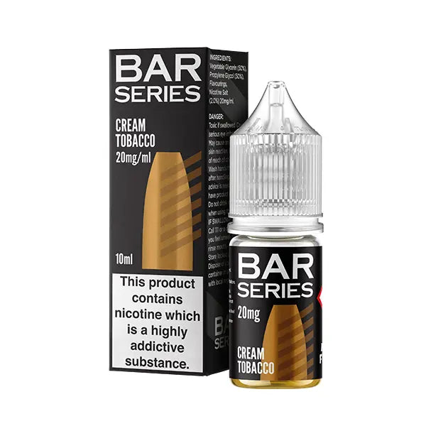 Bar Series Nic Salt 10ml Cream Tobacco