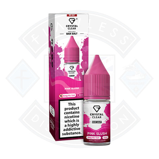 Crystal Clear Bar Nic Salt 10ml Pink Slush