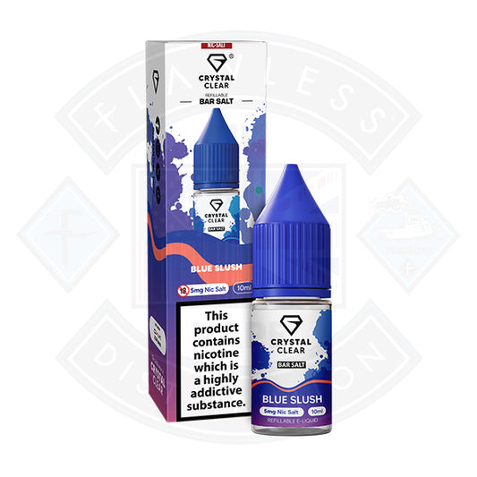 Crystal Clear Bar Nic Salt 10ml Blue Slush