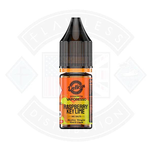 Deliciu V2 Raspberry Key Lime Nic Salt 10ml by Vaporesso - 10mg - Flawless Vape Shop