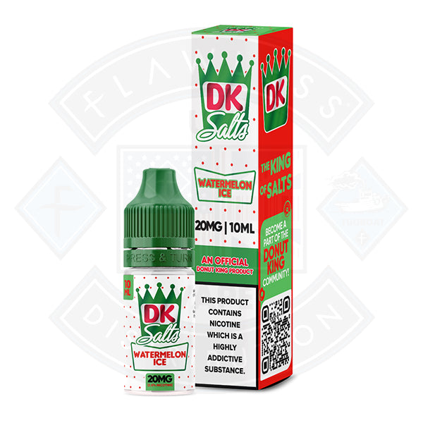Donut King Nic Salts 10ml Watermelon Ice - 20mg - Flawless Vape Shop