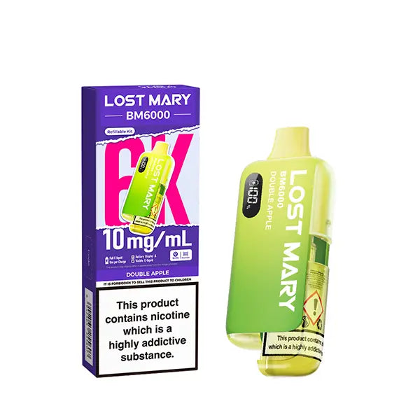 Lost Mary BM6000  Prefilled Pod Kit 10mg - Blueberry - Flawless Vape Shop
