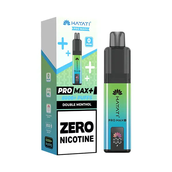 Hayati Pro Max 6000+ Pod Kit ZERO NICOTINE - Banana Ice - Flawless Vape Shop
