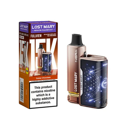 Lost Mary Nera15K Fullview Prefilled Vape Kit - Banana Ice - Flawless Vape Shop