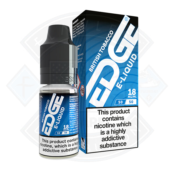 Edge 50:50 E-liquid 10ml British Tobacco