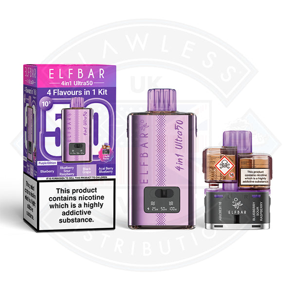 Elf Bar 4 in 1 Ultra 50 Prefilled Pod Kit
