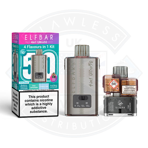 Elf Bar 4 in 1 Ultra 50 Prefilled Pod Kit