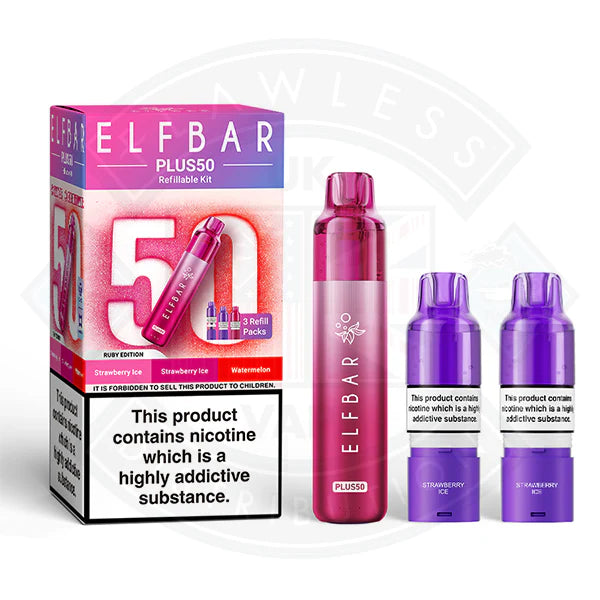 Elfbar Plus50 Prefilled Vape Kit - Yellow Edition - Flawless Vape Shop