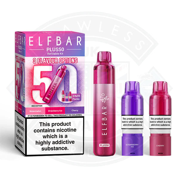 Elfbar Plus50 Prefilled Vape Kit - Yellow Edition - Flawless Vape Shop