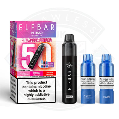 Elfbar Plus50 Prefilled Vape Kit - Yellow Edition - Flawless Vape Shop