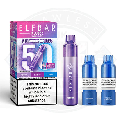 Elfbar Plus50 Prefilled Vape Kit - Yellow Edition - Flawless Vape Shop