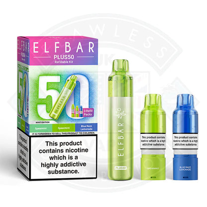 Elfbar Plus50 Prefilled Vape Kit - Yellow Edition - Flawless Vape Shop