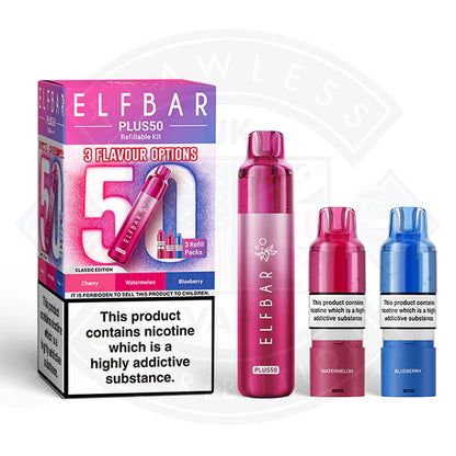 Elfbar Plus50 Prefilled Vape Kit - Yellow Edition - Flawless Vape Shop