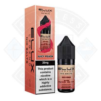 Elux Legend Nic Salt - Juicy Peach 10ml - 10mg - Flawless Vape Shop