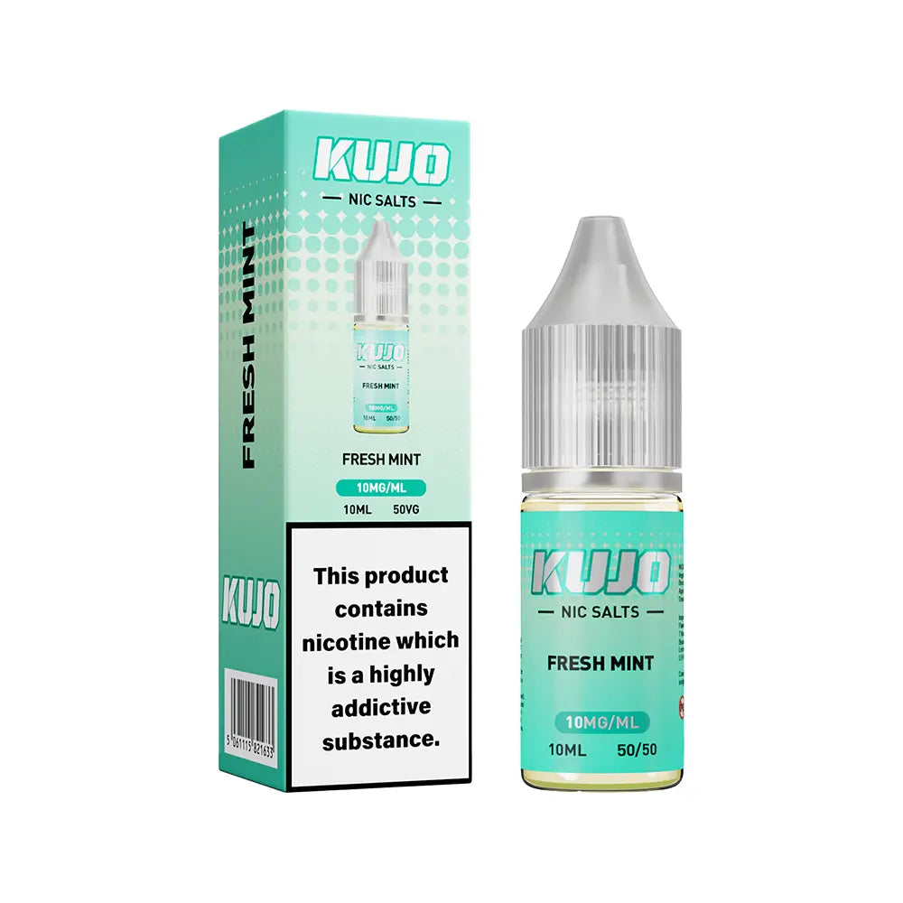 KUJO Nic Salt 10ml Fresh Mint - 5mg - Flawless Vape Shop