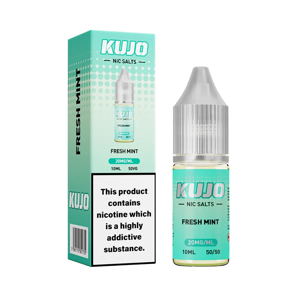 KUJO Nic Salt 10ml Fresh Mint - 5mg - Flawless Vape Shop