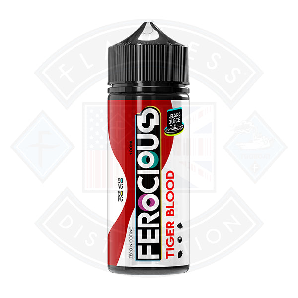 Ferocious Bar Juice Tiger Blood 0mg 100ml Shortfill
