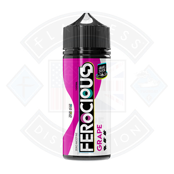 Ferocious Bar Juice Grape 0mg 100ml Shortfill - Flawless Vape Shop