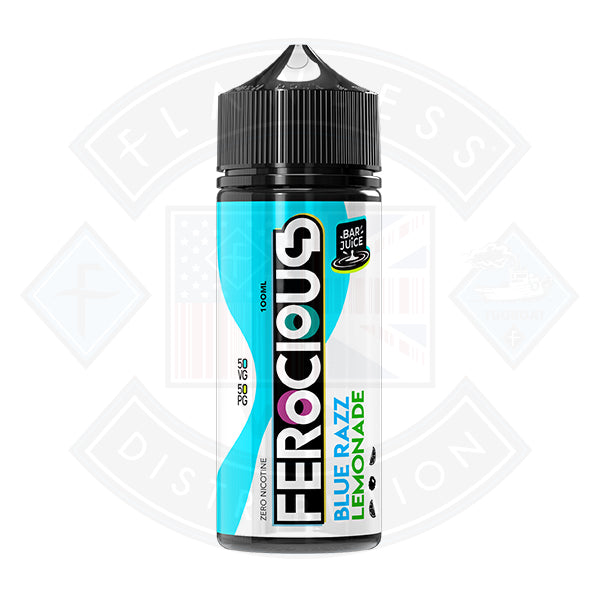Ferocious Bar Juice Blue Raspberry Lemon 0mg 100ml Shortfill