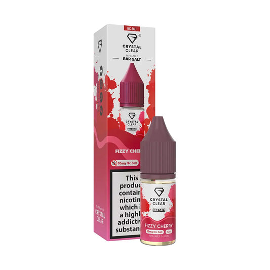 Crystal Clear Bar Nic Salts 10ml - Fizzy Cherry