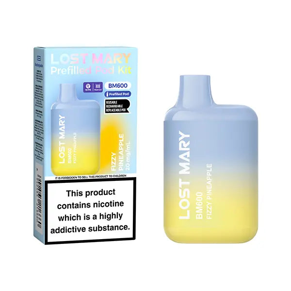 Lost Mary BM600 Prefilled Pod Kit - Pink Lemonade - Flawless Vape Shop