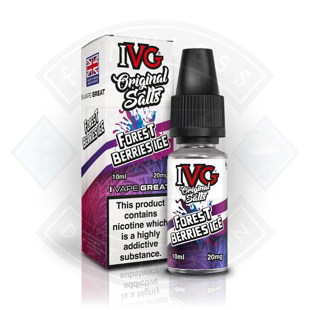 IVG Original Nic Salts 10ml Frozen Cherries - 10mg - Flawless Vape Shop