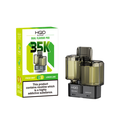 HQD Glow Air 35K Refill Pods - Bear & Bainbow - Flawless Vape Shop