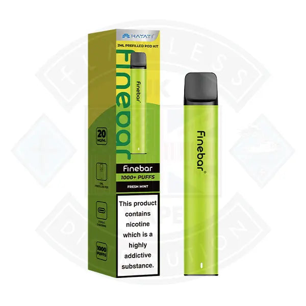 Hayati Finebar Prefilled Vape Kit - Banana Ice - Flawless Vape Shop