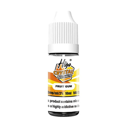 Higo Crystal Nic Salt 10ml Fruit Gum - 10mg - Flawless Vape Shop