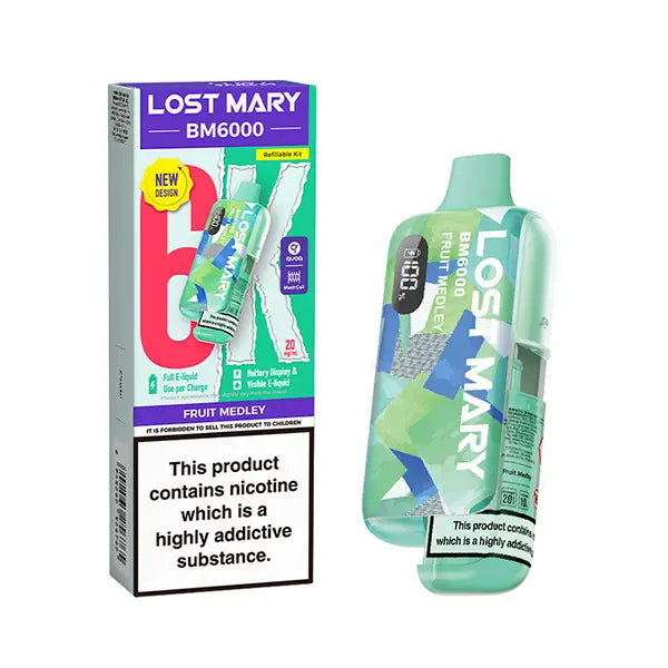 Lost Mary BM6000 Prefilled Pod Kit - Blueberry Sour Raspberry - Flawless Vape Shop