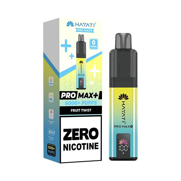Hayati Pro Max 6000+ Pod Kit ZERO NICOTINE - Banana Ice - Flawless Vape Shop