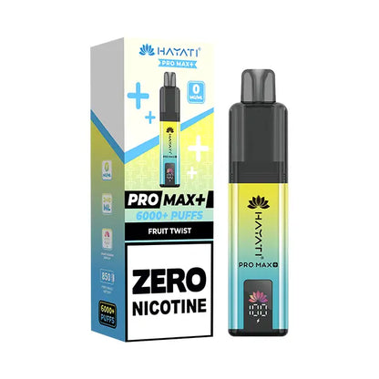 Hayati Pro Max 6000+ Pod Kit ZERO NICOTINE - Banana Ice - Flawless Vape Shop