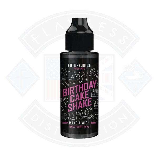 Future Juice - Birthday Cake Shake 0mg 100ml Shortfill - Flawless Vape Shop