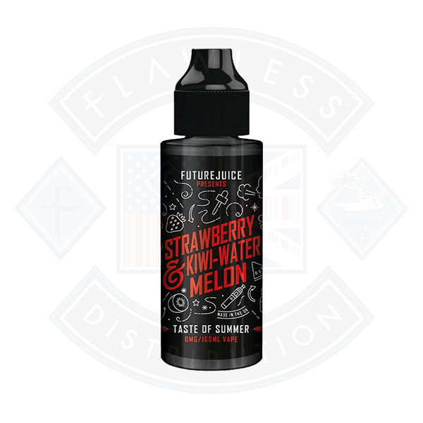 Future Juice - Strawberry Kiwi Watermelon 0mg 100ml Shortfill - Flawless Vape Shop